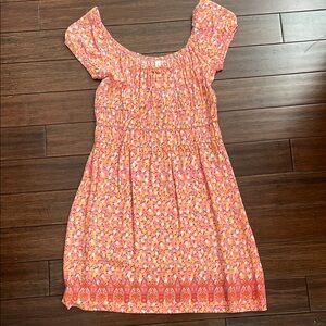 Floral pink summer Dress